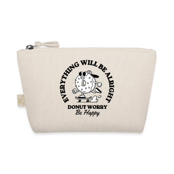 Donut Worry Be Happy - Organic Pouch - nature - Front