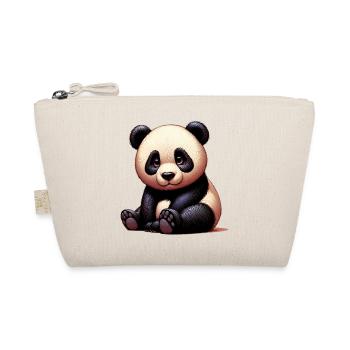Panda - Bio-Täschchen - Natur - Vorne