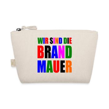 wir sind die brandmauer - Bio-Täschchen - Natur - Vorne