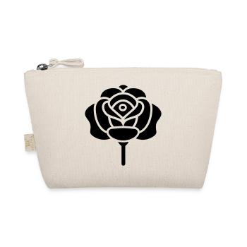 Pink Flower - Organic Pouch - nature - Front