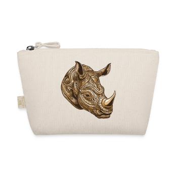 Rhinoceros Portrait - Organic Pouch - nature - Front