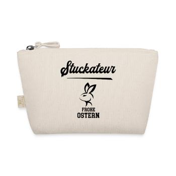 Stuckateur Ostern Geschenk Stukkateur Meister - Bio-Täschchen - Natur - Vorne