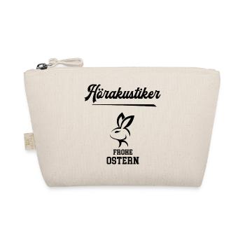 Hörakustiker Ostern Geschenk Akustiker Meister - Bio-Täschchen - Natur - Vorne