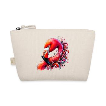 Flamingo - Bio-Täschchen - Natur - Vorne