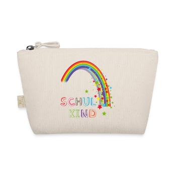 Schulkind Regenbogen - Bio-Täschchen - Natur - Vorne