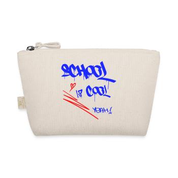 School is cool, enrollment - Organic Pouch - nature - Front