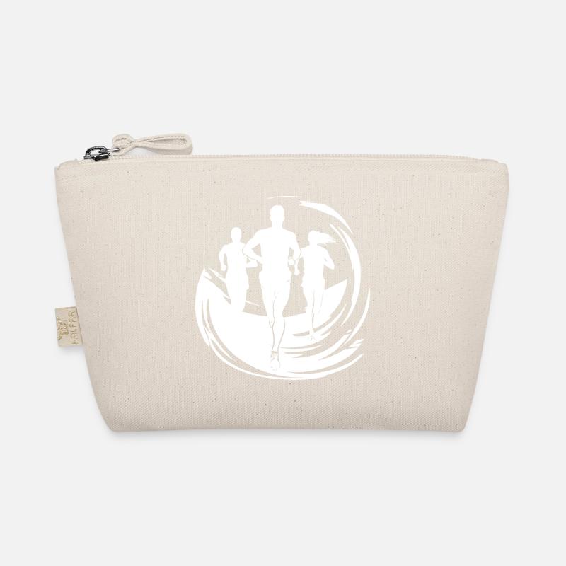 Runner Drawing Organic Pouch