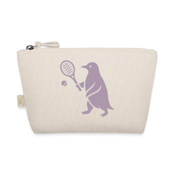 Joueur de tennis pingouin minimaliste - Trousse biologique - nature - Devant