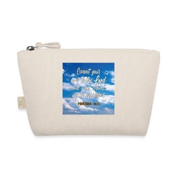 Proverbs16:3 - Organic Pouch - nature - Front