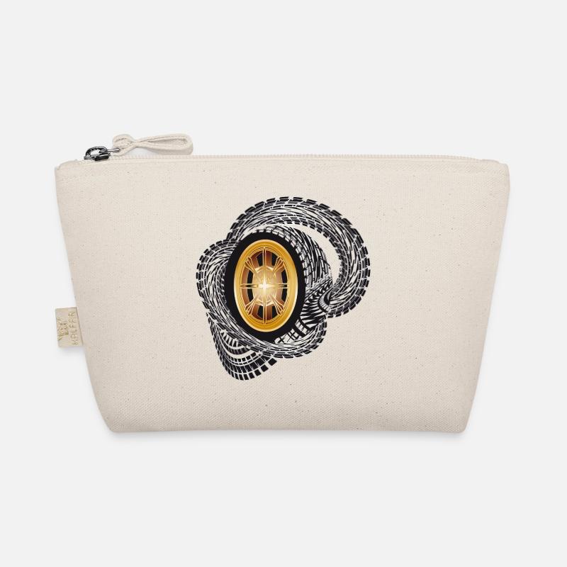 Jante dorée avec traces de pneus dynamiques Trousse biologique