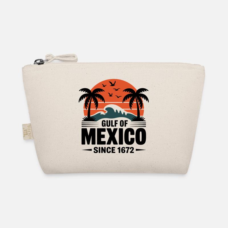 Gulf of Mexico Since 1672 Retro Beach Vibes Bio-Täschchen