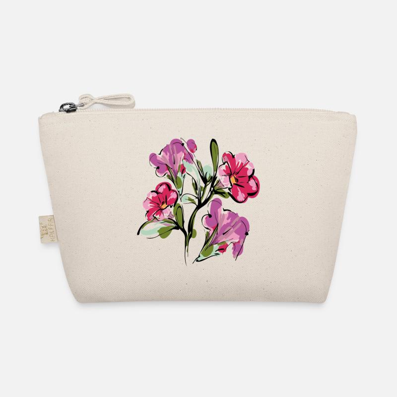 Blumenstrauß Flowers - Bio-Täschchen - Natur