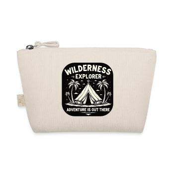 Camping Wilderness Explorer-Adventure is Out There - Organic Pouch - nature - Front