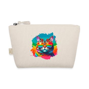Chat, Lunettes De Soleil, LGTB, Arc-en-ciel, Coloré - Trousse biologique - nature - Devant
