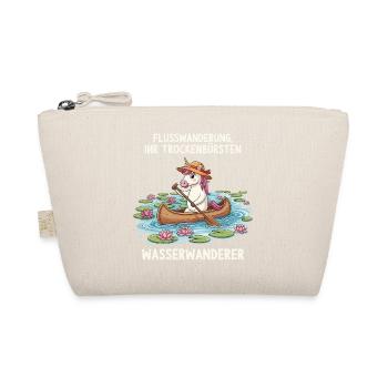 Einhorn Kanufahrt - Bio-Täschchen - Natur - Vorne