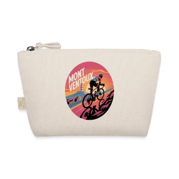 Cycliste au Mont Ventoux au coucher du soleil - Trousse biologique - nature - Devant
