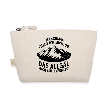 I wonder if the Allgäu misses me! - Organic Pouch - nature - Front