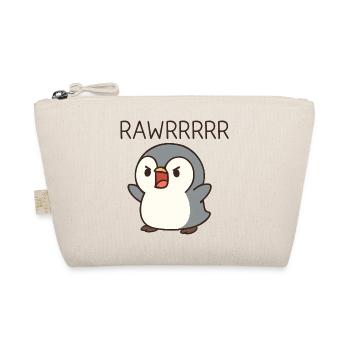 Mignon pingouin costume rugissant dessin animé Chibi - Trousse biologique - nature - Devant