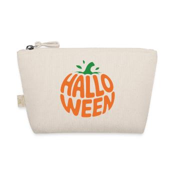 Pumpkin - Cool Vegetable Halloween Logo - Organic Pouch - nature - Front