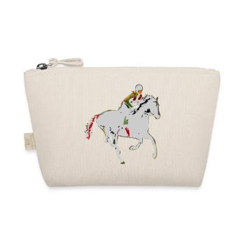 Motif équestre aventureux - Trousse biologique - nature - Devant