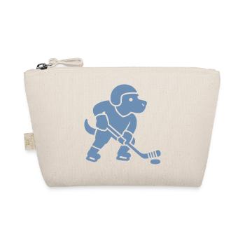 Cool Labrador Hockey Player Minimalist - Organic Pouch - nature - Front