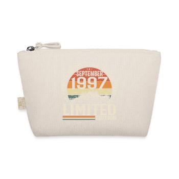 September 1997, September 1997 Birthday Gift - Organic Pouch - nature - Front