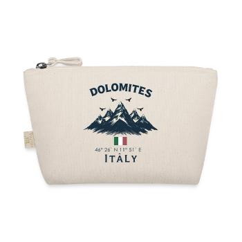 Dolomiten mit italienischer Flagge - Bio-Täschchen - Natur - Vorne