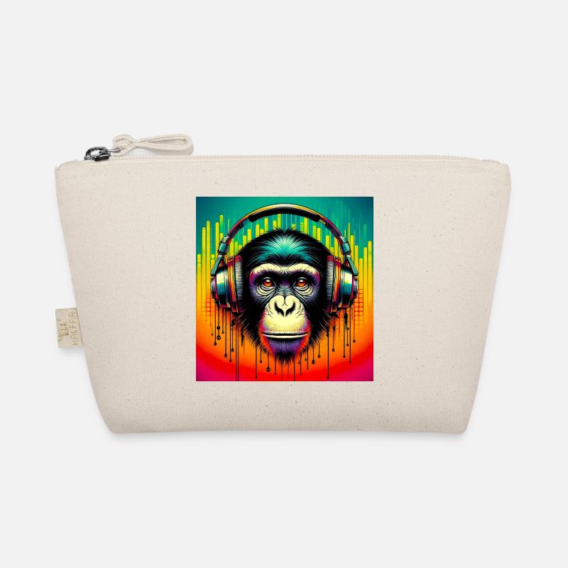 Chimpanzee Monkey Organic Pouch