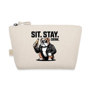 Assieds-toi, reste, bois de la bière Bulldog - Trousse biologique - nature - Devant
