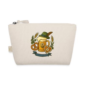 Bier Krug & Lebkuchen Design - Bio-Täschchen - Natur - Vorne