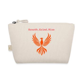 Motivational slogan Sport, Everyday Life, Strength - Organic Pouch - nature - Front