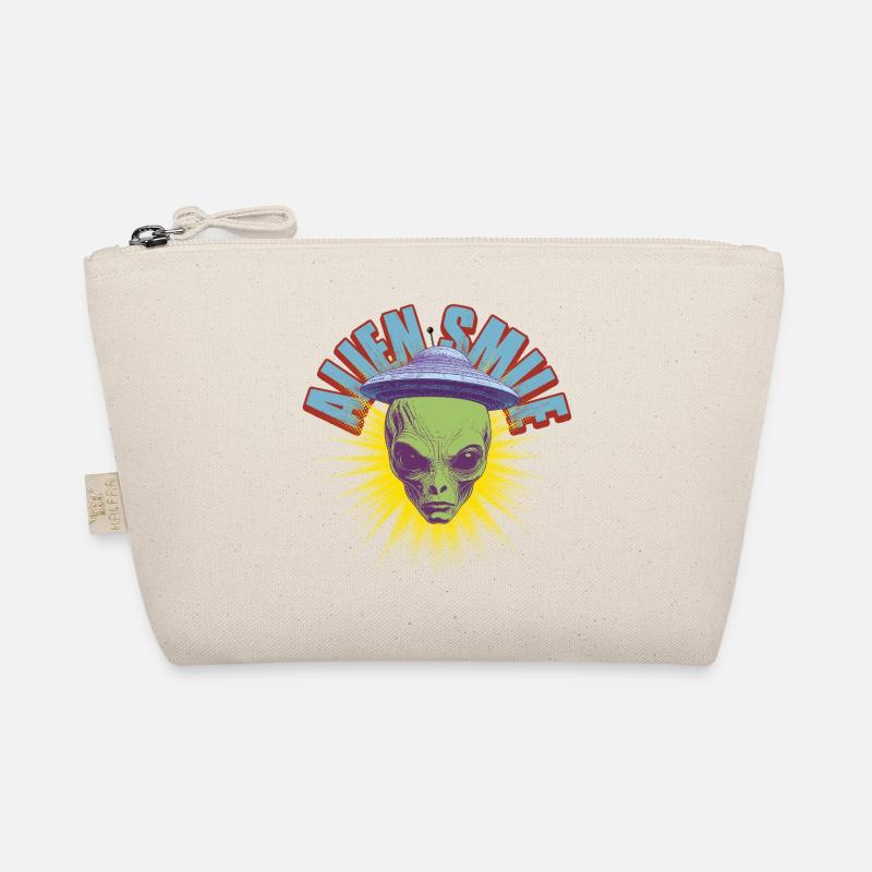 Alien Smile - Organic Pouch - nature