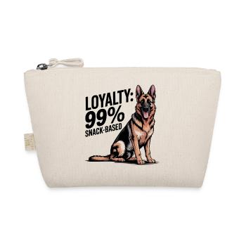 German Shepherd Dog Art - Organic Pouch - nature - Front
