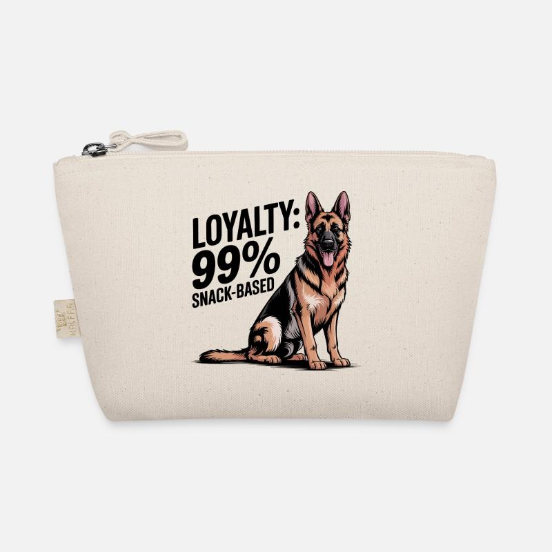 Deutscher Schäferhund Kunst Bio-Täschchen