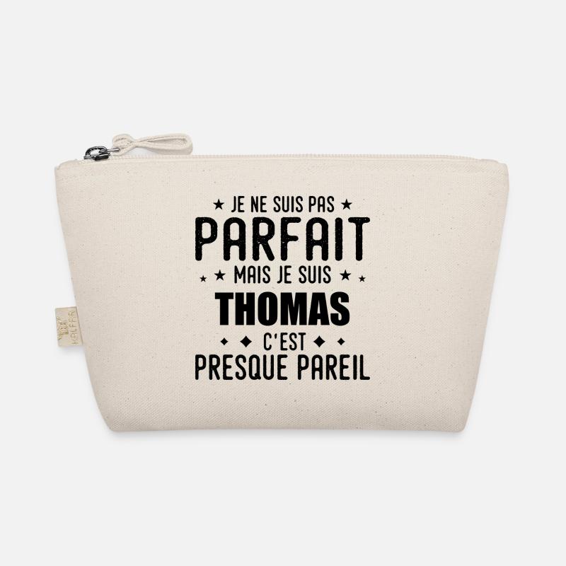 Thomas: authentisch, unvollkommen, oben, perfekt Bio-Täschchen
