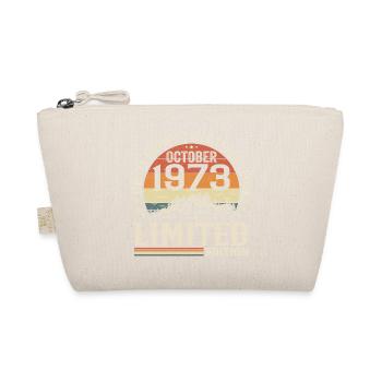 Né en octobre 1973 - cadeau millésime Octobre 1973 - Trousse biologique - nature - Devant