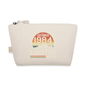 Né en octobre 1984 - cadeau millésime Octobre 1984 - Trousse biologique - nature - Devant