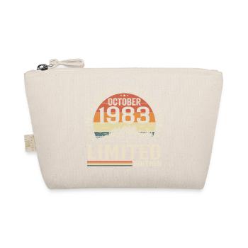 Né en octobre 1983 - cadeau millésime Octobre 1983 - Trousse biologique - nature - Devant