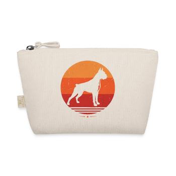 Propriétaire de chien Boxer Retro Sunset Silhouette - Trousse biologique - nature - Devant