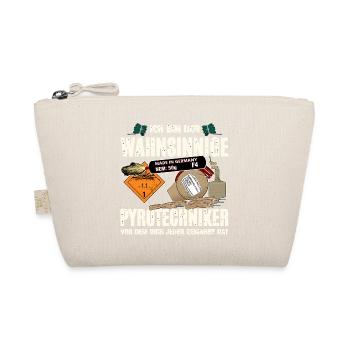 Insane Pyrotechnician Motif - Organic Pouch - nature - Front