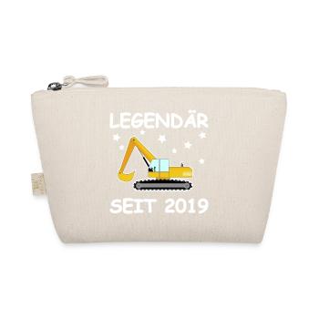 Legendär 2019 Bagger - Bio-Täschchen - Natur - Vorne