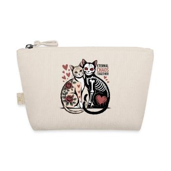 Eternal Chaos Cats - Organic Pouch - nature - Front