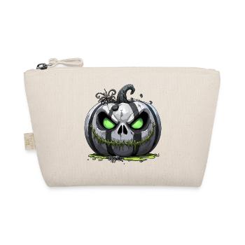 Citrouille zombie sinistre aux yeux verts - Trousse biologique - nature - Devant
