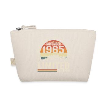 November 1965 Einzigartiger Retro-Geburtstag - Bio-Täschchen - Natur - Vorne