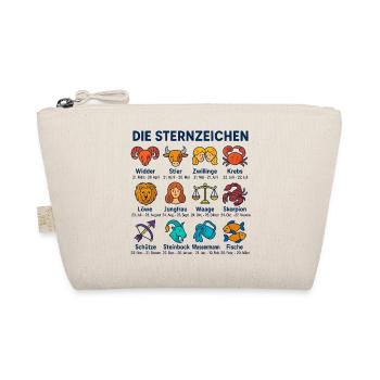 Die Sternzeichen - Bio-Täschchen - Natur - Vorne
