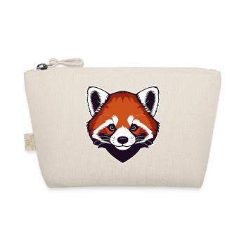 Red Panda (Head) - Organic Pouch - nature - Front