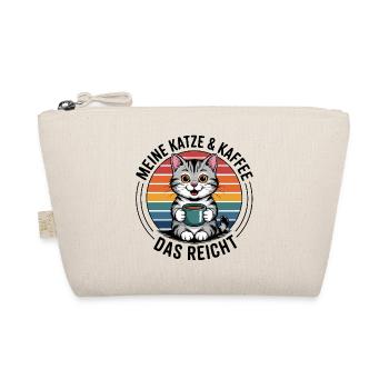 Katzenkaffee im Regenbogenkreis - Bio-Täschchen - Natur - Vorne