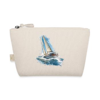 Sailboat in the sound of the waves - Organic Pouch - nature - Front