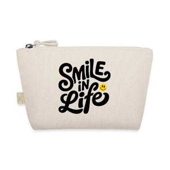 Smile In Life - Bio-Täschchen - Natur - Vorne