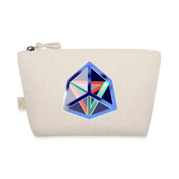 Geometric Move (Icy Cube) - Organic Pouch - nature - Front